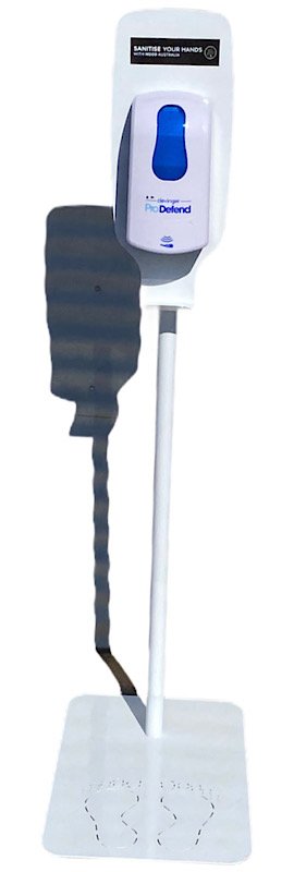 Floorstand for Hand Sanitisation Manual White each