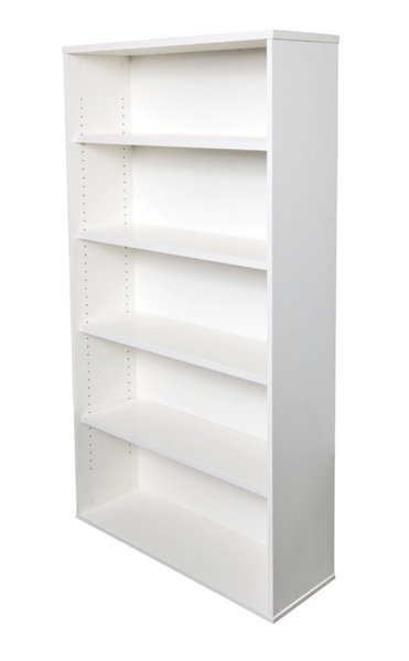 Rapid Vibe Bookcase 4 Shelf White