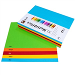 Quill Paper A4 80gsm Bright Assorted 500 Pack