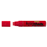 Texta Marker Liquid Chalk Dry Wipe Chisel 15mm Red
