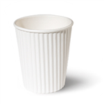 Detpak Paper Cup 8oz White 1000 Pack