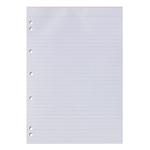 Writer Bond Office Pad A4 Lined 7 Hole Punched 50 Leaf 10 per Pack