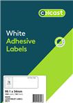 Celcast Laser Inkjet Adhesive Label 16UP White 100 Box