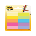 Post It Notes Page Markers 127x444mm Assorted 10 Pack