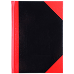 Cumberland Notebook 400 Page Red and Black A5