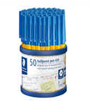 Staedtler 430 Ballpoint Pen Fine Blue 50 Pack