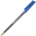 Staedtler 430 Ballpoint Pen Stick Medium Blue 3 Pack