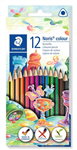 Staedtler Noris Triangular Coloured Pencils Assorted 12 Box