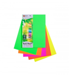 Quill Fluoro Board A4 230gsm Assorted 50 Pack