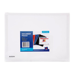 Avery Document Pocket with Zip Plastic Clear