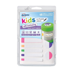 Avery Kids Self Laminating Labels Assorted Fluoro 4 Pack