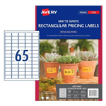 Avery Labels Pricing Rectangular 65Up Matte White 800 Pack