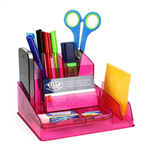 Italplast Desk Organiser Tint Pink