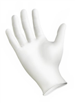 Bastion Nitrile Powder Free Textured Disposable Gloves White Pk100