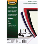 Fellowes Binding Covers Gloss A4 Red 100 Pack
