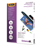 Fellowes Laminating Pouches A4 80 Micron Superquick 100 Pack