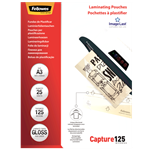 Fellowes Laminating Pouches A3 125 Micron 25 Pack