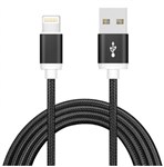 1m USB Lightning Date Synce Charger Black Cable each