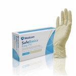 Medicom SafeBasic Powder Free Latex Disposable Gloves Pk100