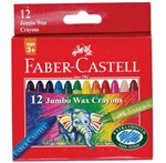Faber Jumbo Wax Crayons 12 Pack