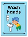Wall Signage Wash Hands