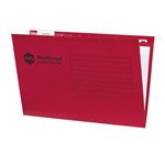 Marbig Reinforced Suspension Files Complete Box of 25 Red
