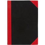 Collins Notebook 100 Page A5 Red with Black
