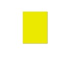 Custom Label 1UP Fluoro Yellow 100 Pack