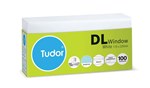 Tudor Envelopes DL Window Face Zip Seal White 100 Pack