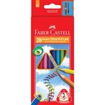 Faber Castell Coloured Pencil Junior Triangular 20 Pack
