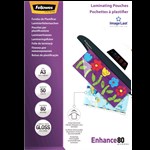 Fellowes Laminating Pouches A3 80 Micron 50 Pack