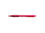 Bic Pen Soft Feel Retractable Medium Red 12 per Box