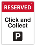 Sign Reserved Click and Collect