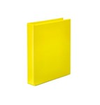 Marbig Insert Binder A4 2D Ring 25mm Yellow 20 per Box