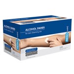 AeroWipe Alcohol Swabs 70 Isopropyl 3cm x 3cm Box 100