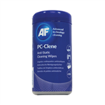 AF PC Clene Anti Static Cleaning Wipes 100 Tub