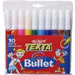 Texta Bullet Tip Coloured Markers Pack 10