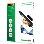 Fellowes Laminating Pouch Gloss 100micron A3 Clear 100 Pack