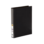 Marbig Clearview Insert Binder A4 2D Ring 25mm Black 20 per Box