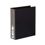 Marbig Clearview Insert Binder A4 2D Ring 50mm Black 12 per Box