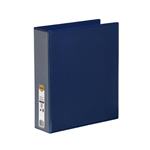 Marbig Clearview Insert Binder A4 2D Ring 50mm Blue 12 per Box