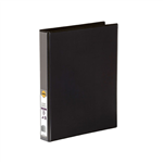 Marbig Clearview Insert Binder A4 3D Ring 25mm Black 20 per Box