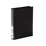 Marbig Clearview Insert Binder A4 4D Ring 25mm Black 20 per Box