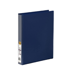 Marbig Clearview Insert Binder A4 4D Ring 25mm Blue 20 per Box