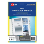Avery L7431 Print On Tabbies 48 Tabs White Pack