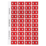 Avery Colour Coding Labels K Side Tab Red 240 Pack