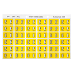 Avery Colour Coding Labels E Side Tab Yellow 180 Pack