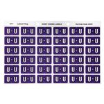 Avery Colour Coding Labels U Side Tab Purple 180 Pack
