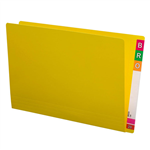 Avery Lateral Heavy Weight Foolscap Yellow 100 Pack