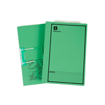 Avery Tubeclip File Foolscap Green with Black Print 20 Pack